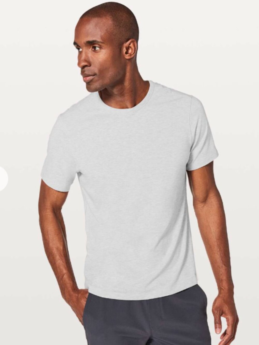 Lululemon Mens 5 Year Basic Tee Grey Small